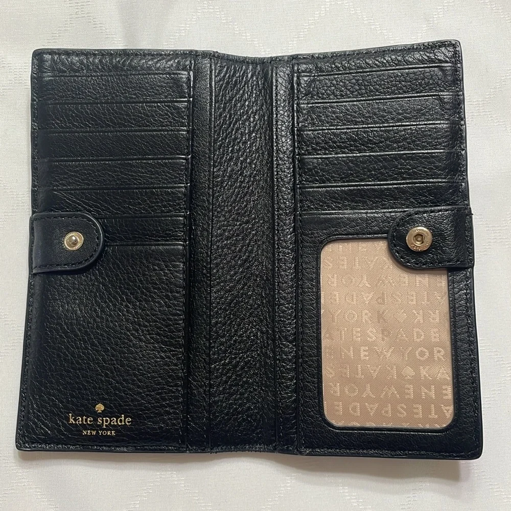 Kate Spade Black Bi-Fold Wallet